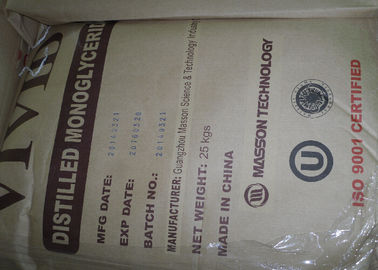 Emulsifier makanan murah Distilled Monoglycerides Emulsifier 25kg / bag
