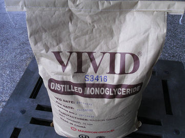 DMG 95% Distilled Monoglyceride E471 Emulsifier Powder Untuk Produk Lemak Minyak Sawit